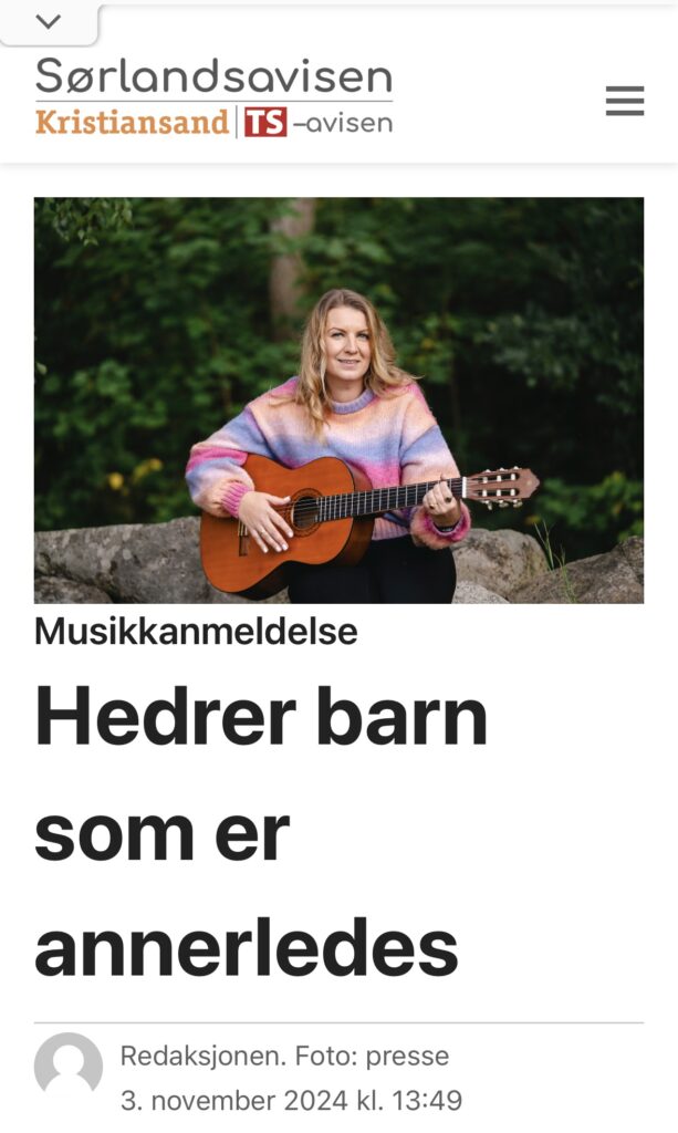 Anmeldelse fra Sørlandsavisen, November 24 15 IMG 2968