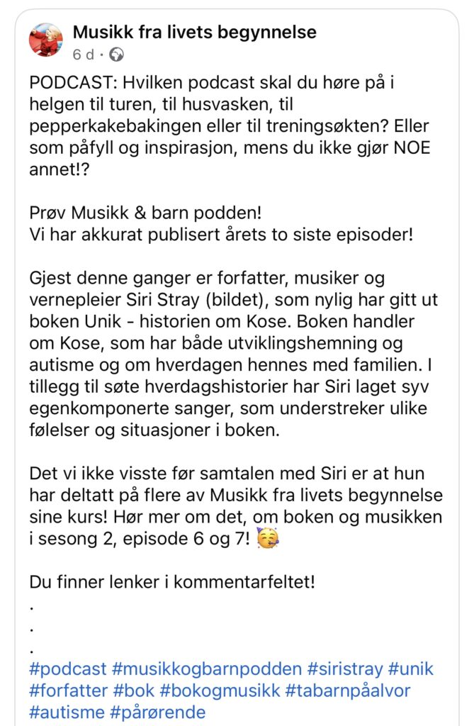 PODCAST: Musikk og barn podden, 07.12.24 1 IMG 3709