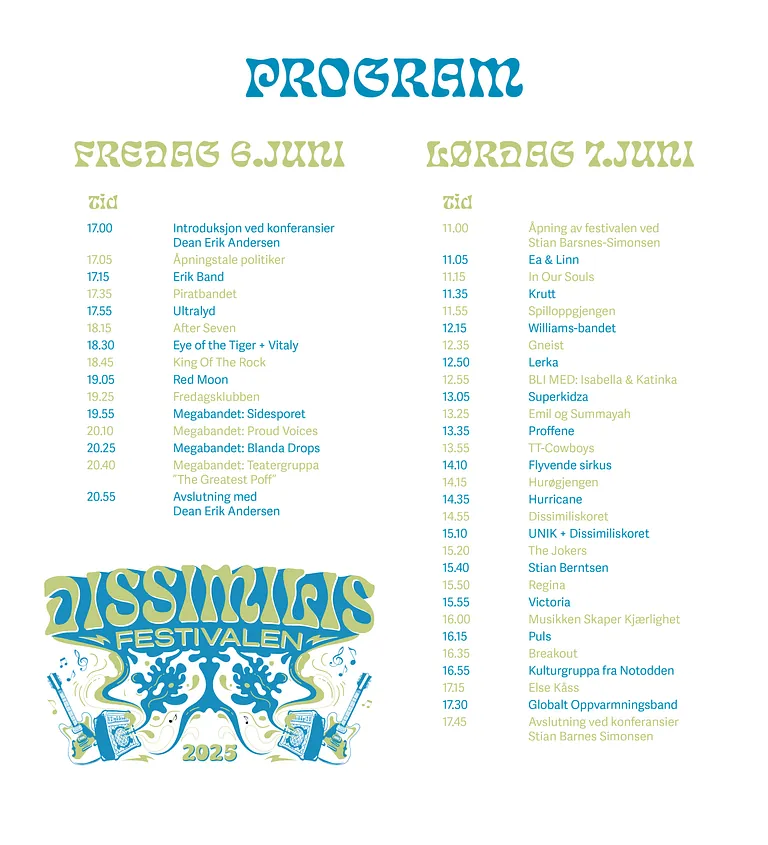 Dissimilis festivalen 2025! 1 festival25 program msi png